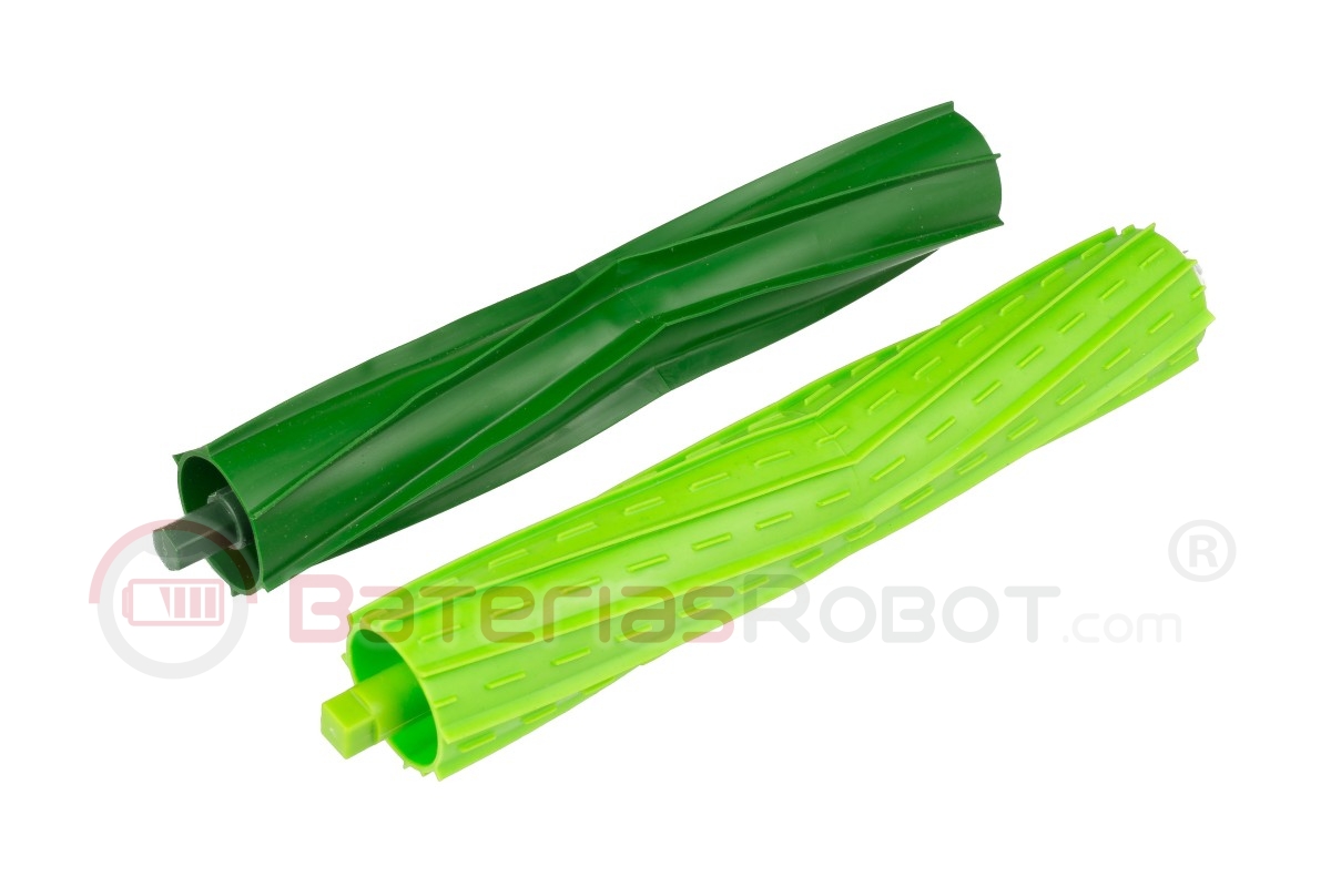 Pack AeroForce extractor rollers in green / Roomba iRobot