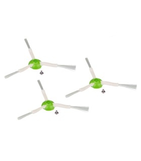 3 escovas laterais Roomba Série E, Série I, Série J - (compatível com iRobot)