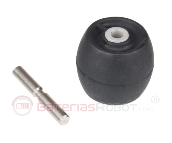 Vorderes Schwenkrad für iRobot Roomba. Schwarze Farbe