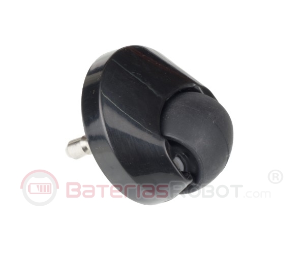 Vorderes Schwenkrad für iRobot Roomba. Schwarze Farbe