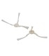 2 brosses latérales blanches pour Xiaomi Mijia 1C STYJ02YM / VXVC02-JG