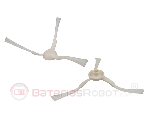 2 x White Side Brushes for Xiaomi Mijia 1C STYJ02YM / VXVC02-JG