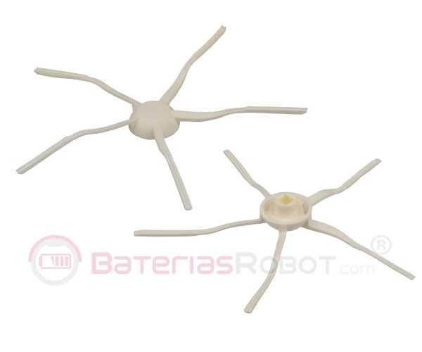 2 brosses latérales blanches pour Xiaomi Mijia STYTJ02YM / MVXVC01-JG / 1C / 1T