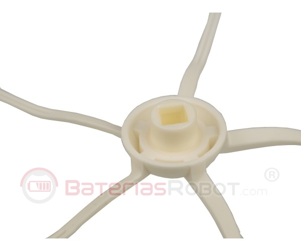 2 escovas laterais brancas para Xiaomi Mijia STYTJ02YM / MVXVC01-JG / 1C / 1T