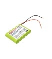 Batteria ricaricabile Ni-MH 6V 2.200mAh (5 celle da 1,2V)