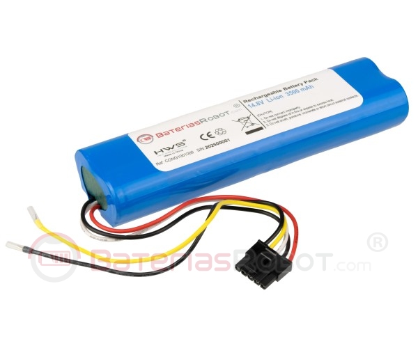 Battery for CONGA 1690, 1890, 2090, 2290, 3090, 3091, 3092, 3093 (Compatible with COCOTEC Robot Vacuum Cleaner)