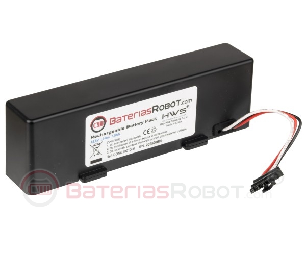 Batteria per CONGA 3290, 3390, 3490, 3590, 3690, 3790, 3890 (compatibile con l'aspirapolvere robot COCOTEC)