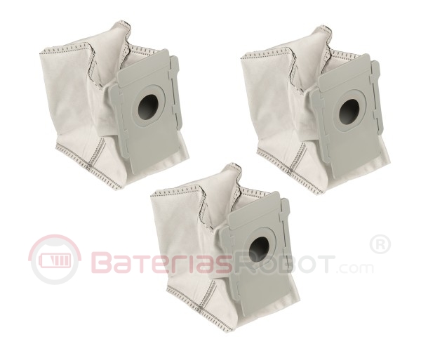 3 X Anti-Odor Emptying Bag Kit for Roomba i, S, j Series (Activated Carbon)