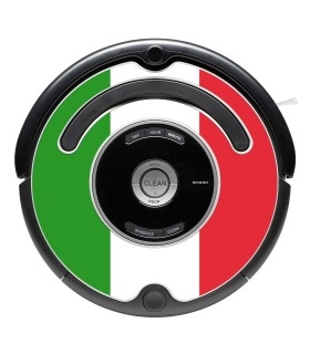 Flag of Italy. Sticker for Roomba