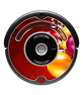 Natale. Adesivo in vinile per Roomba