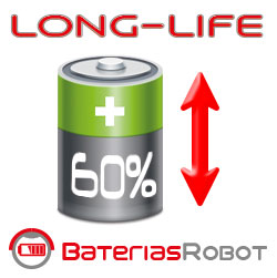 Long-Life. Batería Roomba de larga duración