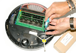 Transformador Hassy Fahrenheit Cambiar la batería de Roomba 500